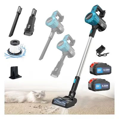 3in1 Cordless Upright Handheld Vacuum Cleaner+2x5.5A Battery+Charger-Makita Compatible