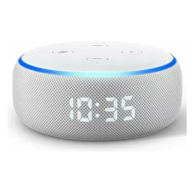 Amazon Echo Dot (3rd Gen) 3rd Generation Smart Speaker with Clock Screen - Sandstone