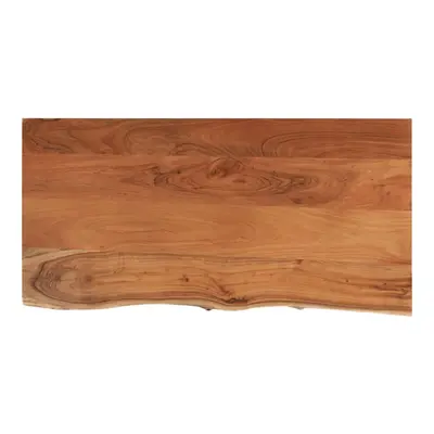 vidaXL Table Top Replacement Table Top Rectangular Solid Wood Acacia Live Edge