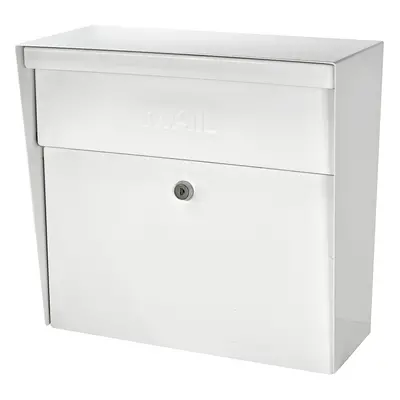 Mail Boss Metro Locking Security Wall Mount Mailbox Alpine White