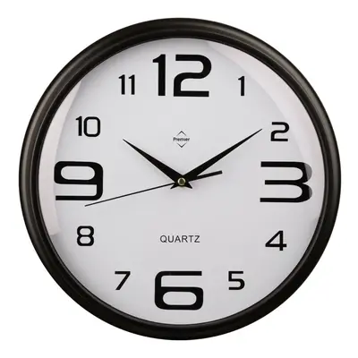 (Black) Contemporary Style Plastic Wall Clock, x cm