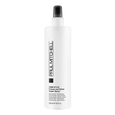 Paul Mitchell Freeze and Shine Super Hairspray Maximum Hold Shiny Finish Hairspray For Coarse Ha