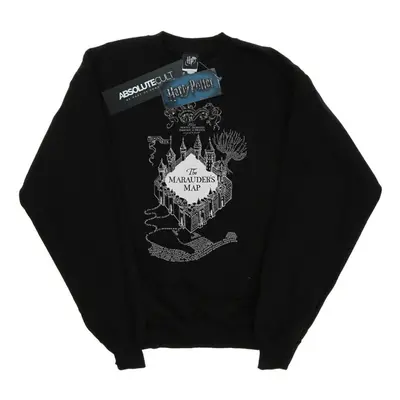 (3XL, Black) Harry Potter Mens The Marauder's Map Sweatshirt