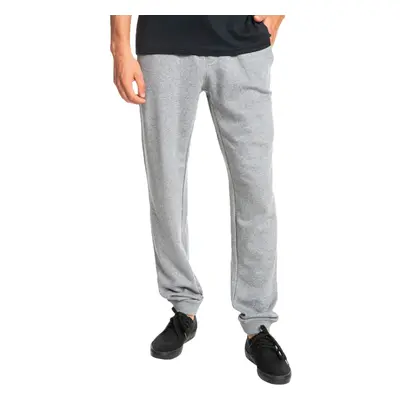 (XS, Light Grey) Quiksilver Mens Essentials Elasticated Tapered Tracksuit Bottoms Joggers