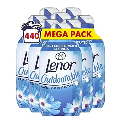 Lenor Outdoorable Fabric Conditioner, Washes, 6.16 (770 ml x 8), Spring Awakening, Ultra Concent