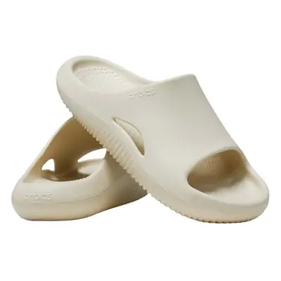 (Mens US 4/Womens US 6) Crocs Mellow Recovery Slides Flip Flops Thongs - Bone