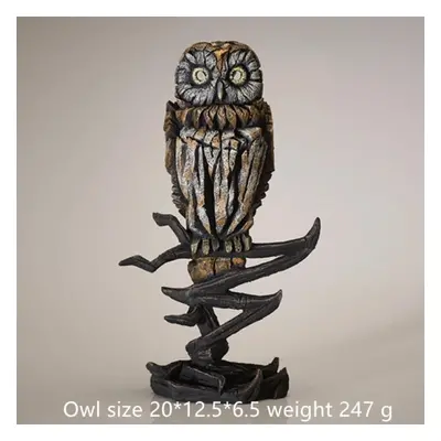 (Owl) New Trends Contemporary Nordic Style Animal Sculpture Home Decoration Lion Tiger Bust Of E