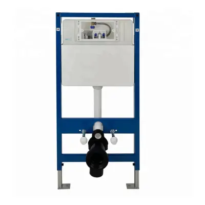 (Wall Hung Cistern And Frame) Wall Hung Toilet Rimless DPT Pan, Seat & 1.12m Concealed Cistern F