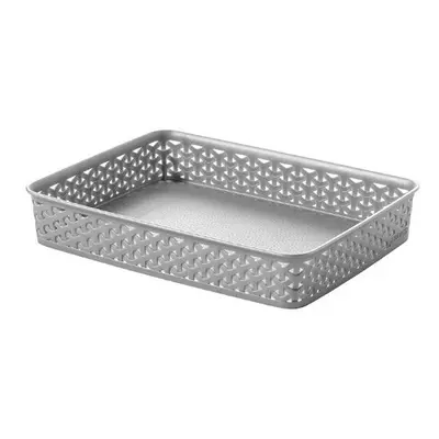 Curver 00095-087-00 "My Style - office" Basket, Silver, x x cm