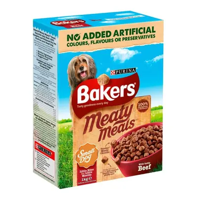 Bakers Meaty Meals Small Dog Beef (1kg)