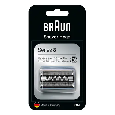 Braun 83M Series Electric Shaver Replacement Head Cutter - Silver