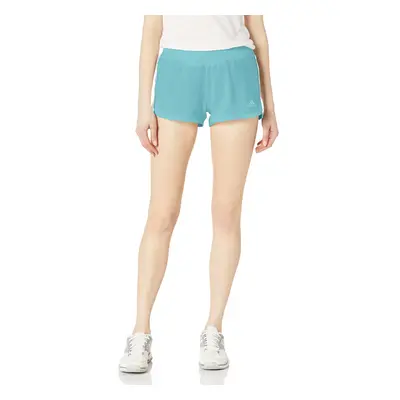 adidas Women's Pacer 3-Stripes Woven Shorts Mint Ton/White X-Small