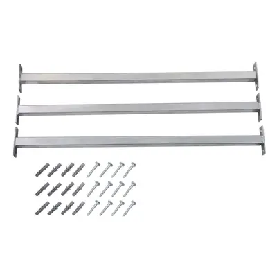 vidaXL 3x Adjustable Security Window Bars 710-1200mm Window Guard Home Office