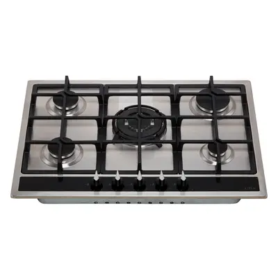 CDA HG7351SS 68cm Gas Hob - Stainless Steel