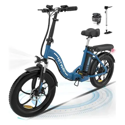 (HITWAY E bike Electric Bike 20" Fold Bike, Off-Road MT Bike CityBike) HITWAY E bike Electric Bi