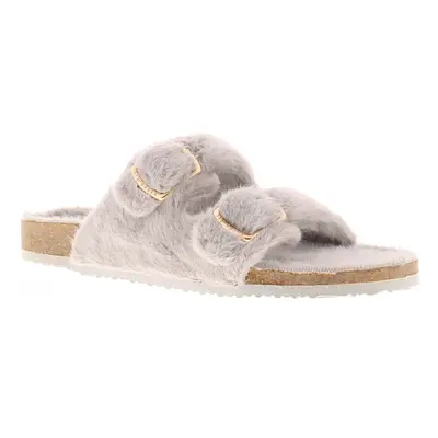 Ted Baker Womens Slippers Fluffy Fayies grey UK Size