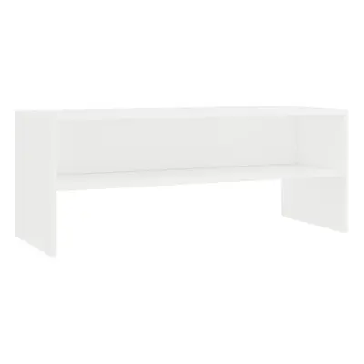 vidaXL TV Cabinet White Engineered Wood TV Stand Sideboard Furniture Unit