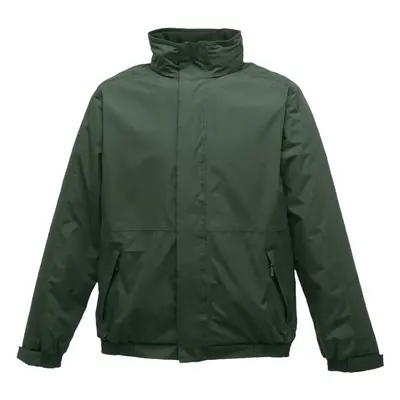 (S, Dark Green/Dark Green) Regatta Dover Waterproof Windproof Jacket (Thermo-Guard Insulation)