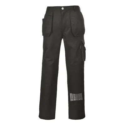 (M, Black) Portwest Mens Slate Holster Pocket Work Trousers