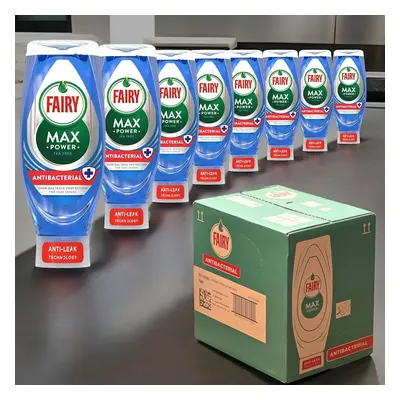 (Antibacterial) Fairy Max Power Antibacterial OR Original Washing Up Liquid (8x 640ml) Bulk Buy