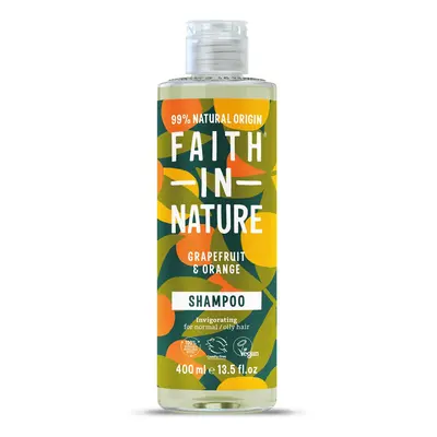 Faith In Nature Grapefruit and Orange Invigorating Shampoo For Normal To Oily Hair 400ml