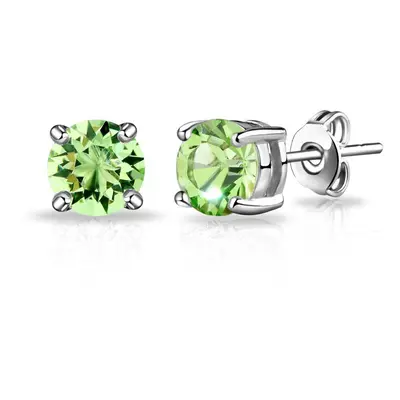 August (Peridot) Birthstone Earrings Created with Swarovski Crystals