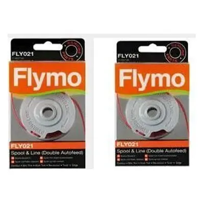 Flymo Two Genuine Strimmer Double Autofeed & Line FLY021