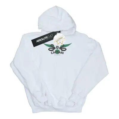 (5-6 Years, White) Harry Potter Girls Slytherin Captain Hoodie