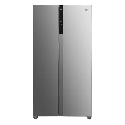 Beko American Fridge Freezer - Brushed Steel - D Rated