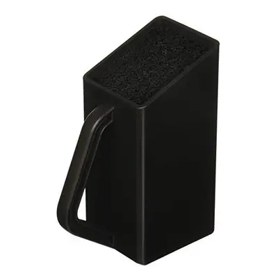 Swiss Classic Small Empty Cutlery Block, Black, 15.9 x x cm