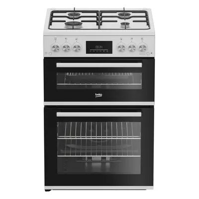 Beko 60cm Freestanding Gas Cooker - White - A Rated