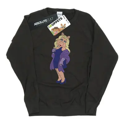 (XS, Light Graphite) Disney Womens/Ladies The Muppets Classic Miss Piggy Sweatshirt