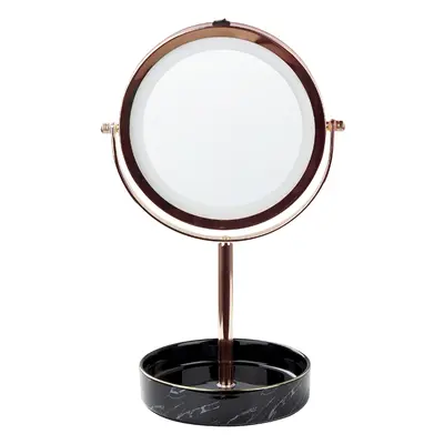 Makeup Mirror LED SAVOIE Rose Gold