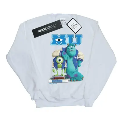 (XL, White) Disney Mens Monsters University Poster Sweatshirt