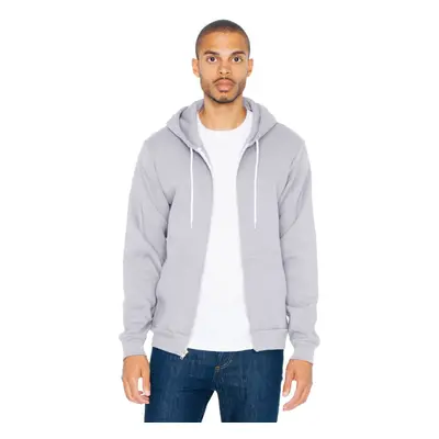 American Apparel Unisex Flex Fleece Zip Hoodie Slate X-Small