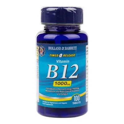 Holland & Barrett Timed Release Vitamin B12 Tablets 100's