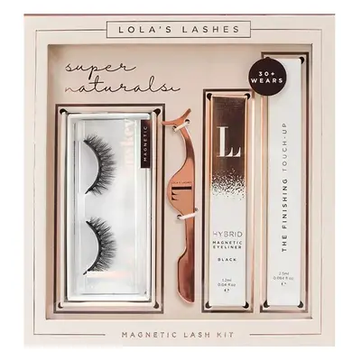 Lola's Lashes Magnetic Lash 4pcs Kit 30+ Wears, Waterproof & Wind Resistant