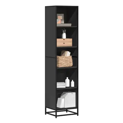 vidaXL Book Cabinet Black 40x35x170.5 cm Engineered Wood