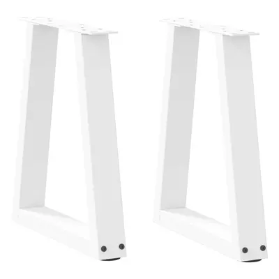 (white, x (42-43.3) cm/ pcs/ piece) vidaXL Coffee Table Legs V-Shape Desk Legs Furniture Legs Ba