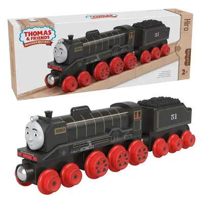 Thomas & Friends Wooden Railway Toy Train Hiro Push-Along Wood Engine