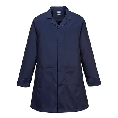 (3XL, Navy) Portwest Unisex Adult Anti-Static Coat