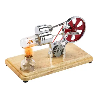 (as the picture, OS6244-1) Stirling Engine Kit Electricity Generator Hot Air Motor Model Physica