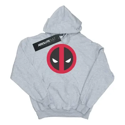 (S, Sports Grey) Marvel Mens Deadpool Large Clean Logo Hoodie