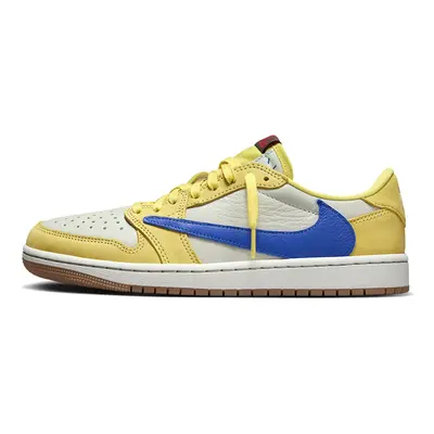 (UK6.5/EUR40.5/26CM) Nike Air Jordan Low OG x Travis Scott Canary WMN Men Boy Shoes Trainers