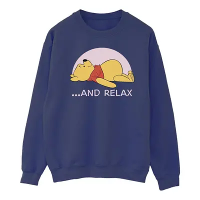 (XL, Navy Blue) Disney Mens Winnie The Pooh Relax Sweatshirt