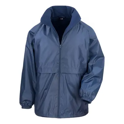 (S, Navy) Result Core Mens Microfleece Lined Waterproof Jacket