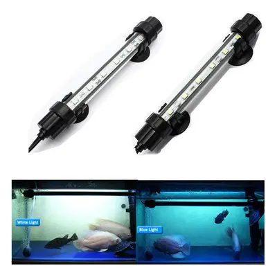 (White) 18CM Aquarium Fish Tank Waterproof LED Light Bar Submersible