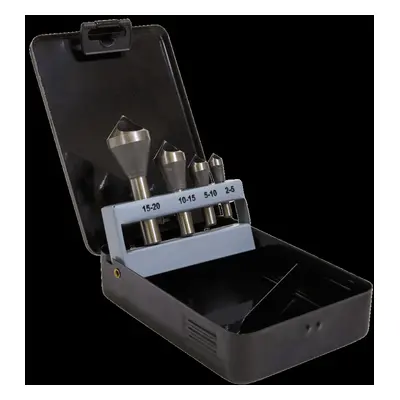 Slotted Deburring Countersink Drill Bit Set 4pc 90°