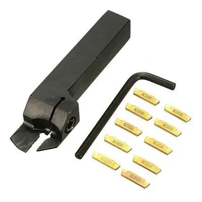 1616-2 16*16*100mm External Grooving Lathe Tool Holder With 10pcs MGMN200 Insert