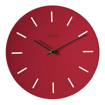 Acctim Majken Wall Clock Red